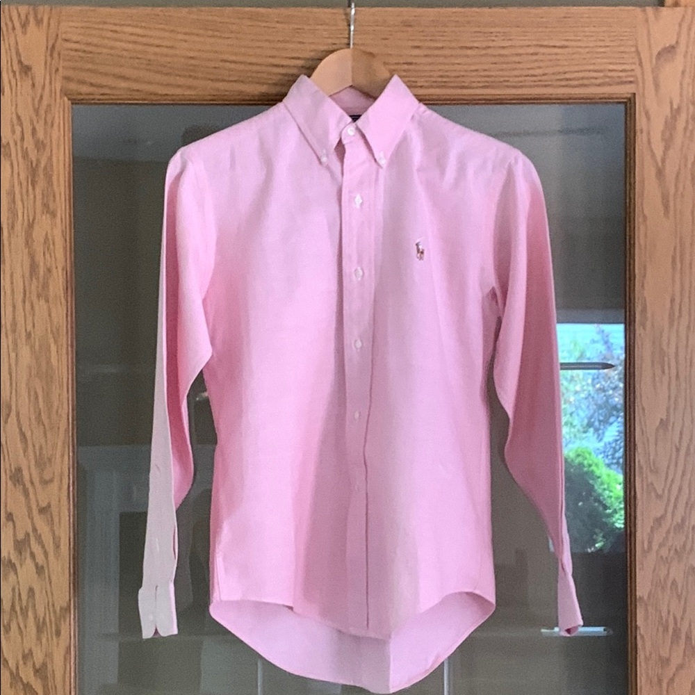 Ralph Lauren Pink Dress Shirt Classic Cotton